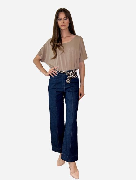 Jeans hlače s remenom