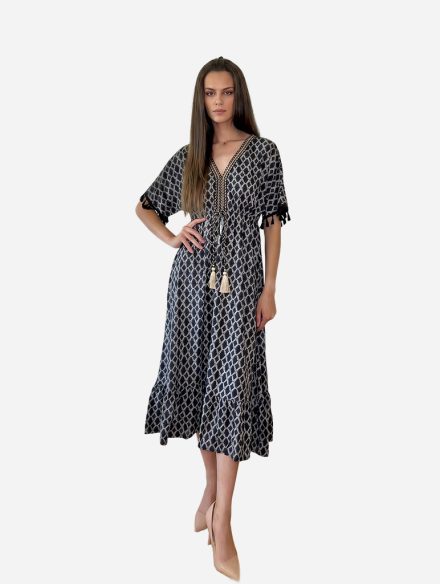 Haljina od viskoze u boho stilu